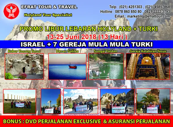 TOUR KE TURKI Tour Ke Turki  Holyland + 7 Gereja mula mula 13-25 Juni 2018 PROMO LIBUR LEBARAN 1 13_25_juni_2018_holyland_turki