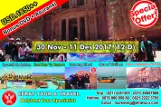 HOLYLAND TOUR Holyland Tour 30 November - 11 Desember 2017 (12D) Egypt - Israel - Jordan + Petra + Redsea 5* Resort