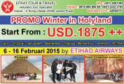 HOLYLAND TOUR Holyland Tour 6 - 16 Februari 2015 Egypt - Israel - Jordan   Mt.Hermon   Petra by ETIHAD AIRWAYS