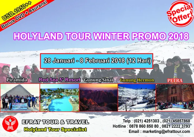HOLYLAND TOUR Holyland Tour 28 Januari - 8 Februari 2018 Egypt - Israel - Jordan + HERMON + PETRA + Red Sea 5* Resort 1 holyland_tour_28_januari__8_februari_2018