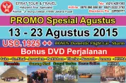 HOLYLAND TOUR Holyland Tour Indonesia 13 - 23 Agustus 2015  Egypt - Israel - Jordan   PETRA  (BONUS Domestic Flight Cai - Sharm)