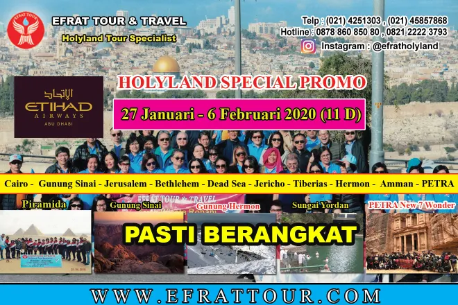 HOLYLAND TOUR Holyland Tour 27 Januari - 6 Februari 2020 (11 D) Egypt-Israel-Jordan + Petra + Hermon 1 tour_ke_israel_27_januari__6_februari_2020