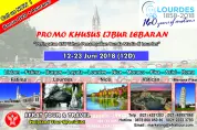 ZIARAH EROPA Ziarah Eropa Katolik 1223 Juni 2018 Fatima  Lourdes  Roma PROMO Libur Lebaran