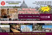 ZIARAH EROPA Ziarah Eropa Katolik LENGKAP PROMO 22 Desember 2019  4 Januari 2020 14 Hari Roma  Milan  Turin Kain Kafan Yesus  Grenoble  Avignon  Lourdes  Salamanca  Fatima  Madrid