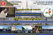 ZIARAH EROPA Ziarah Eropa Katolik Holydoor Bulan Rosario 2031 Oktober 2025 Roma  Lourdes  Fatima  Audiensi bersama Bapa Paus