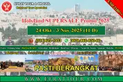 HOLYLAND TOUR Holyland Tour 24 Oktober - 3 November 2025 (11 Hari) Mesir - Israel - Jordan + PETRA (Supersale PROMO)