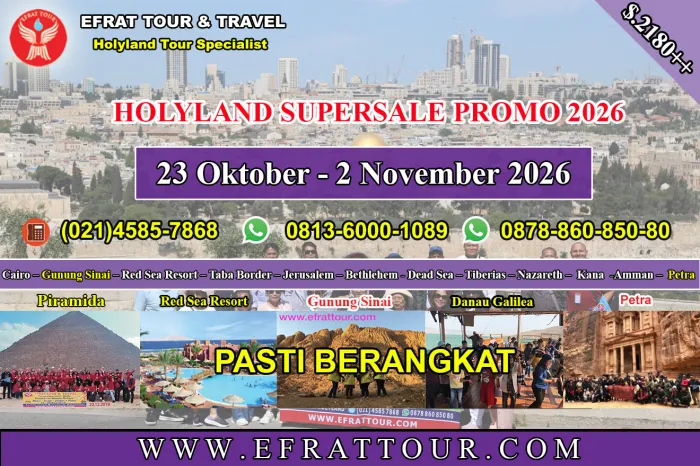 HOLYLAND TOUR Holyland Tour 23 Oktober - 2 November 2026 Mesir - Israel - Jordan + Petra (SUPERSALE PROMO) 1 ~dl/2026/2/14/holyland_tour_23_oktober__2_november_2026