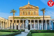 Ziarah Eropa Katolik Basilika StPaul Outside The Wall